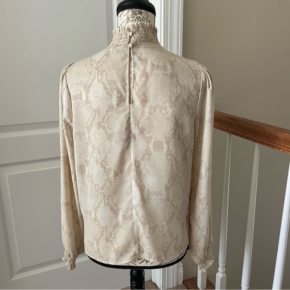 Banana Republic Snakeskin Blouse - Picture 2 of 3